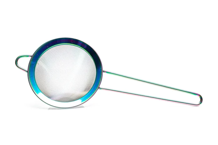 Drink Strainer – Fine Mesh (Rainbow Chrome)