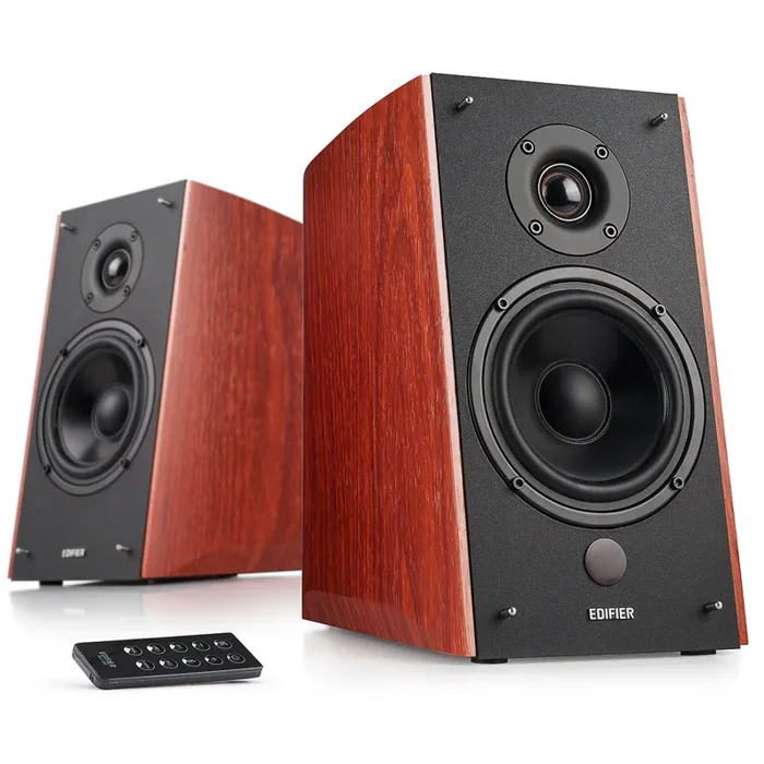 Edifier: R2000DB Powered Speakers w/ Bluetooth – Wood Brown