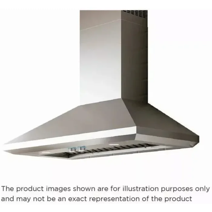 Elica Professional Leone Series ELN142S2 Wall Mount Range Hood with 4-Speed, Fully Retractable Rotating Knobs, LED Lighting, and Dishwasher-Safe Baffle Filters: 42 Inch – 1200 CFM Blower