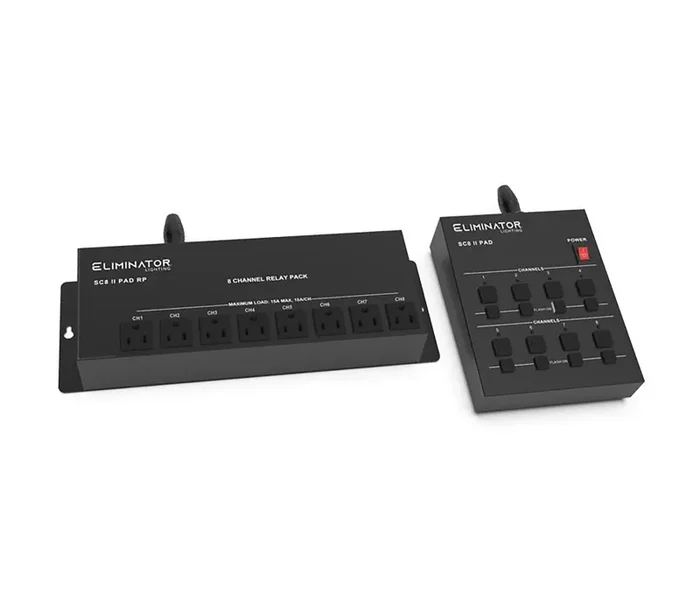 Eliminator Lighting Sc8 II Pad System, 8-Channel Analog On/Off Lighting Controller Online