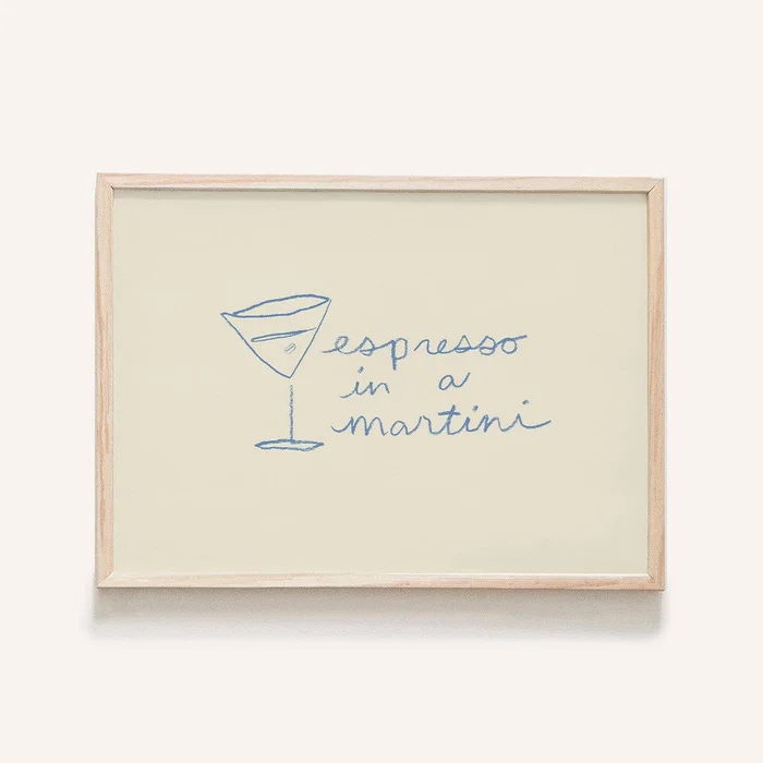 Espresso in a Martini Mini Art Print: 5 x 7 in