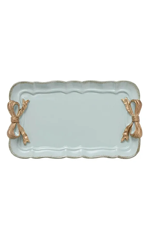 EUROPEAN RETRO BOW TRAY ( ABOUT 7 3/4 X 4 3/4)