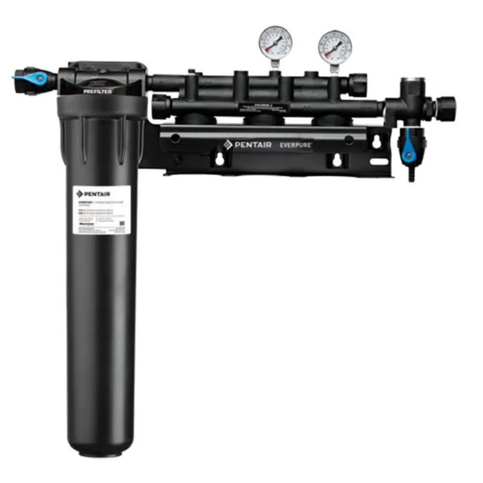 Everpure EV9293-23 Coldrink/Insurice Triple Manifold with 20″ Prefilter