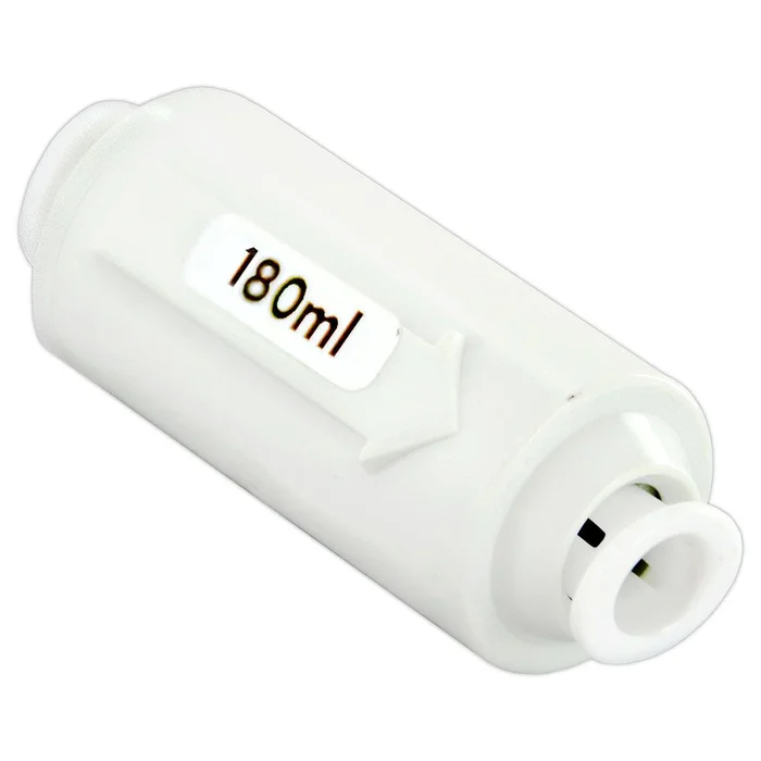 External Flow Control – 180ml/min for 18 gpd