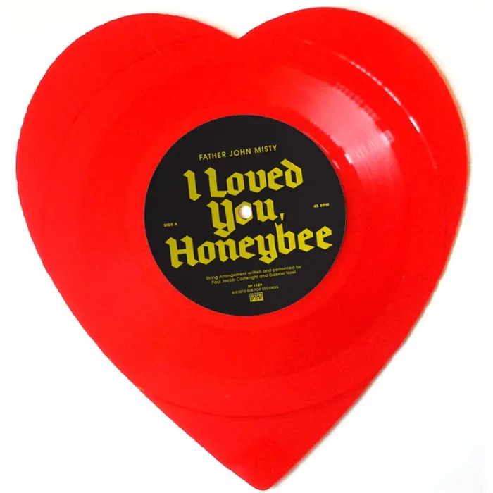 Father John Misty: I Love You Honeybear (Heart Shaped Vinyl) Vinyl 7″ (Record Store Day)