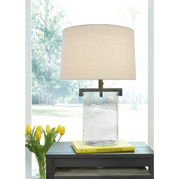 Fentonley Glass Table Lamp – 17″W x 17″D x 25″H