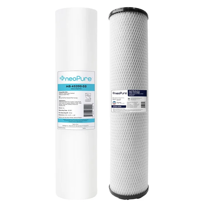 Filter Kit Replacement, 4.5″ x 20″ Melt Blown & CTOX Carbon Block