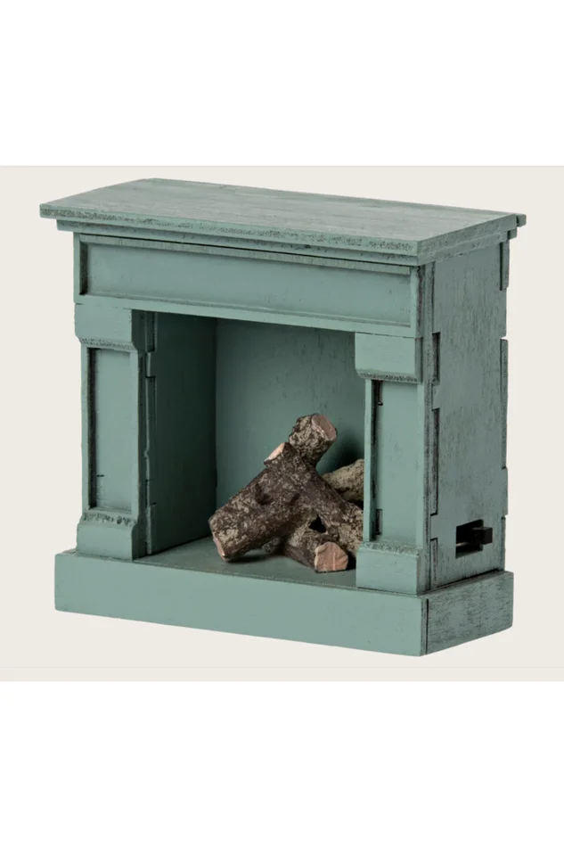Fireplace, Mouse – Blue