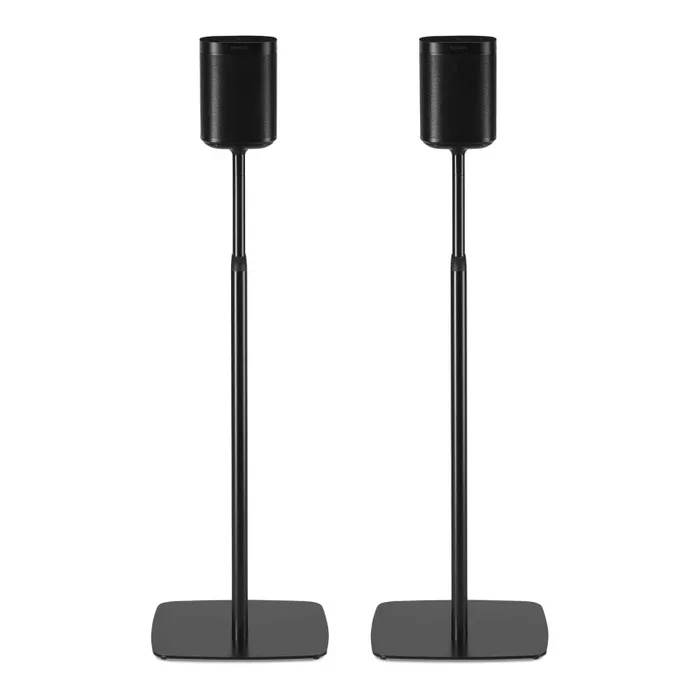 Flexson: Adjustable Floor Stand For Sonos 1 And Play 1 – Black (Pair) (FLXS1AFS2021)