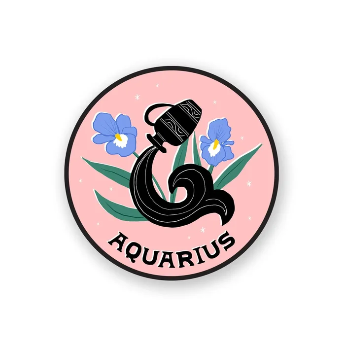 Floral Zodiac Sticker