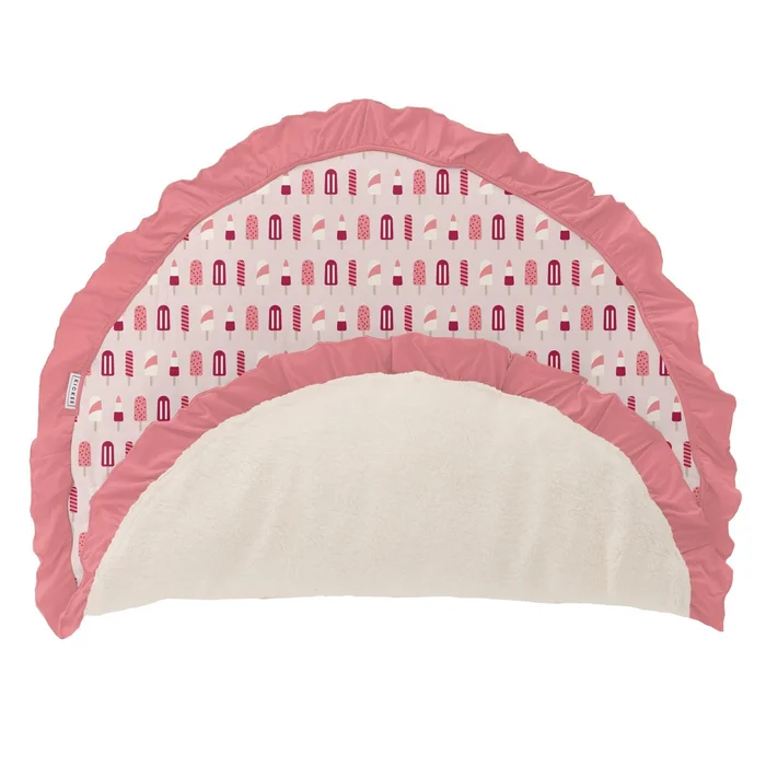 Fluffle Playmat with Ruffles (Sherpa Lining) – Macaroon Popsicles