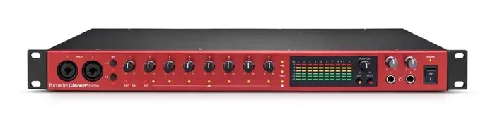 Focusrite Clarett+ 8Pre Rackmount 18×20 USB Type-C Audio/MIDI Interface
