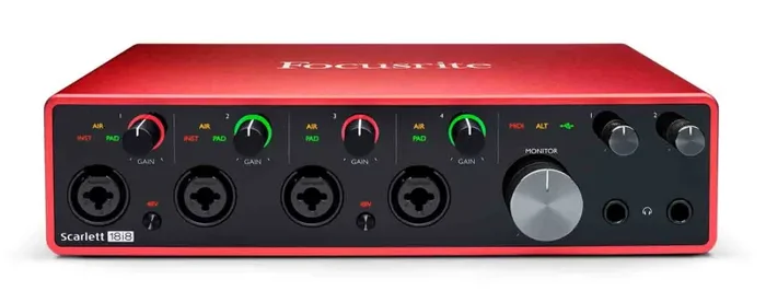 Focusrite SCARLETT-18I8-3G 18×8 USB Audio/MIDI Interface