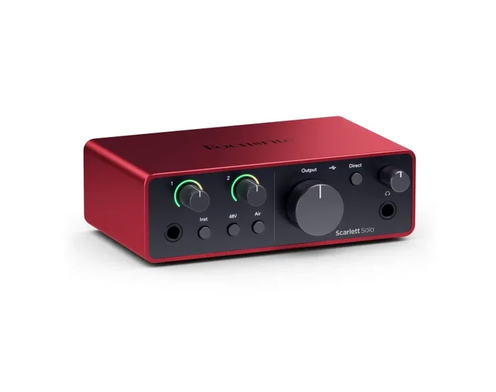 Focusrite Scarlett Solo 4th Gen USB Audio Interface Discount