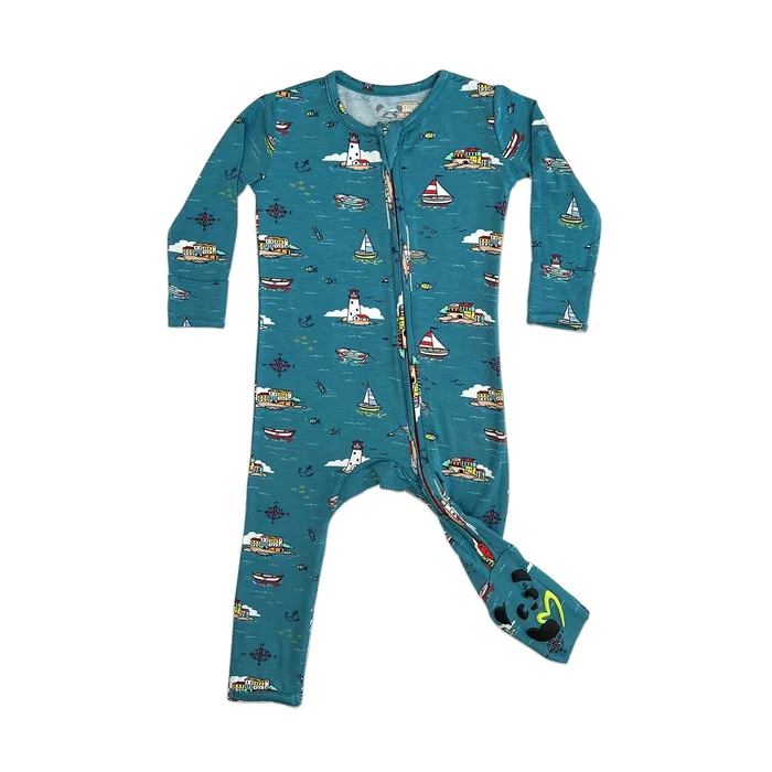 Footie (Convertible) – Lighthouses