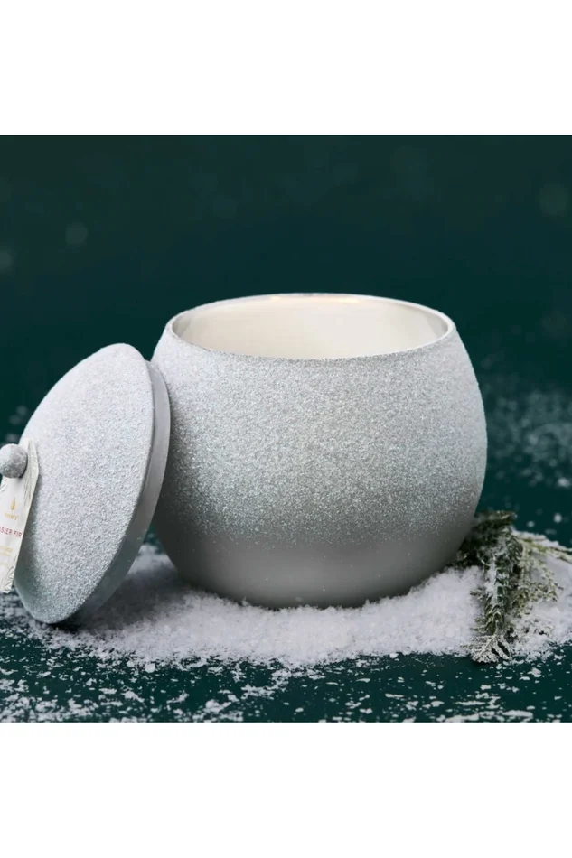 Frasier Fir Flocked Novelty Statement Candle