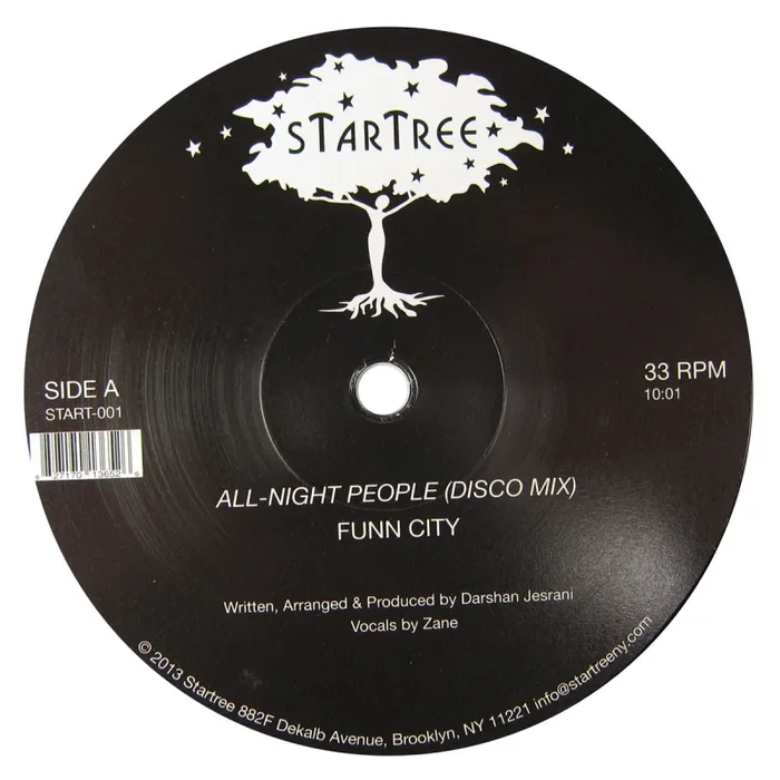 Funn City: All-Night People (Darshan Jesrani) Vinyl 12″