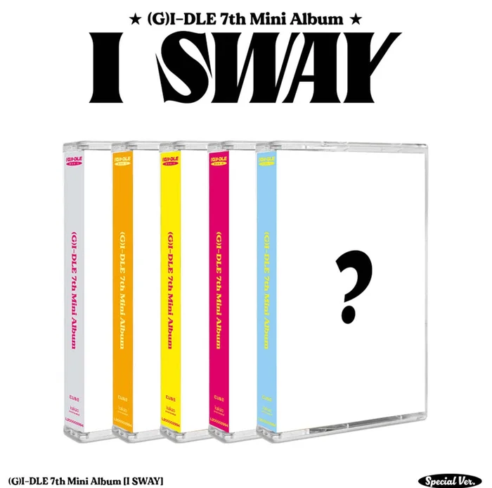 (G)I-DLE – 7TH MINI ALBUM [I SWAY] (SPECIAL VER.) (MC) (5 VERSIONS)