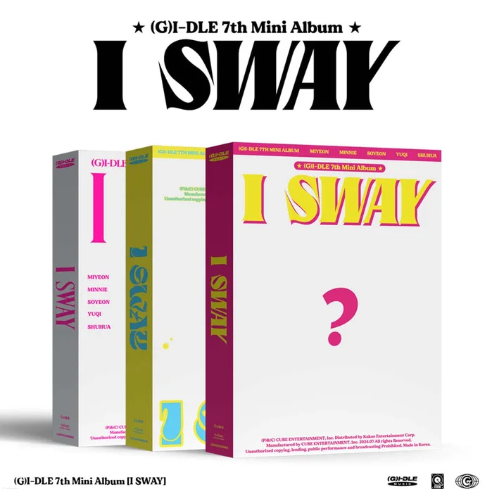 (G)I-DLE – I SWAY (7TH MINI ALBUM) (3 VERSIONS)