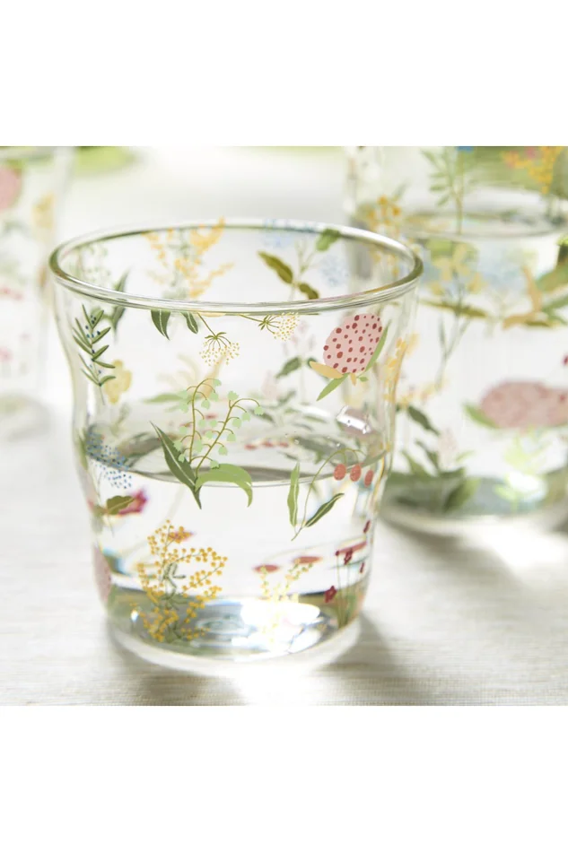 GARDEN DRINKING GLASS DOF S/2