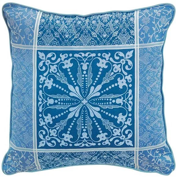 Garnier Thiebaut Cassandre Saphir Cushion Cover/Insert, Set Of 2
