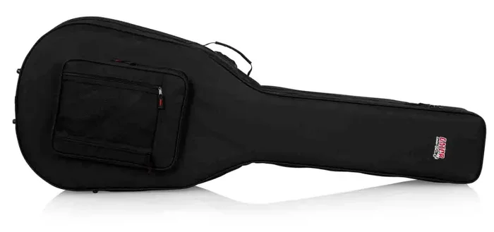 Gator Cases GL-AC-BASS Rigid EPS Polyfoam Lightweight Guitar Case for Acoustic Bass Guitar