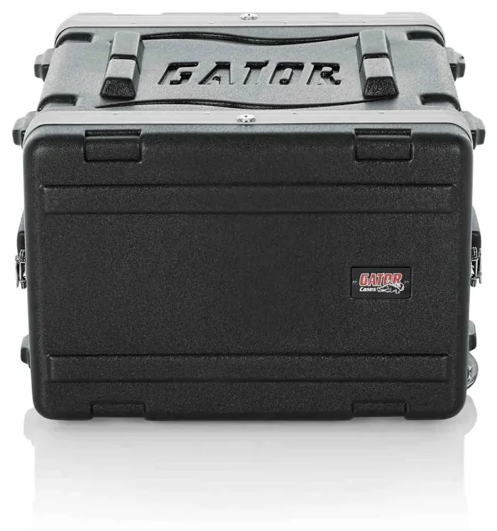 Gator Cases GRR-6PL-US Powered Rolling Molded 6U Rack Case