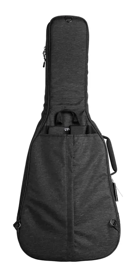Gator Cases GT-ACOUSTIC-BLK Transit Series Acoustic Guitar Gig Bag with Charcoal Exterior