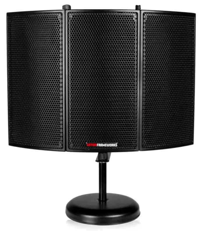 Gator Frameworks GFW-MICISO1216, 12×16 Microphone Isolation Shield with Round Base Stand Online Sale