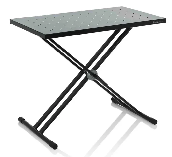 Gator Frameworks GFW-UTL-XSTDTBLTOPSET Utility Table Top and X Style Keyboard Stand Set