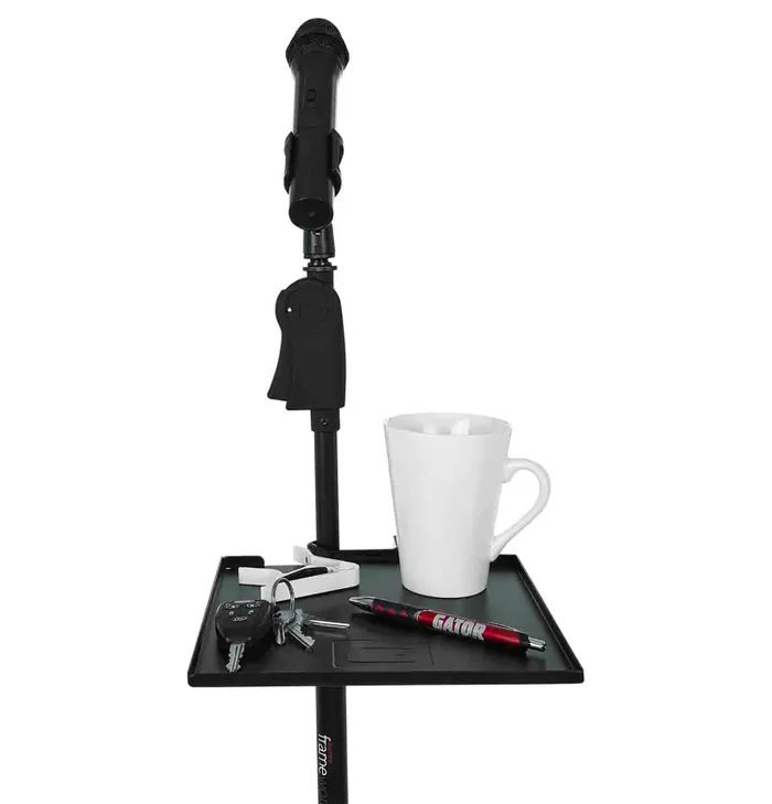 Gator GFW-SHELF0909 Microphone Stand with Accessory Shelf Online now