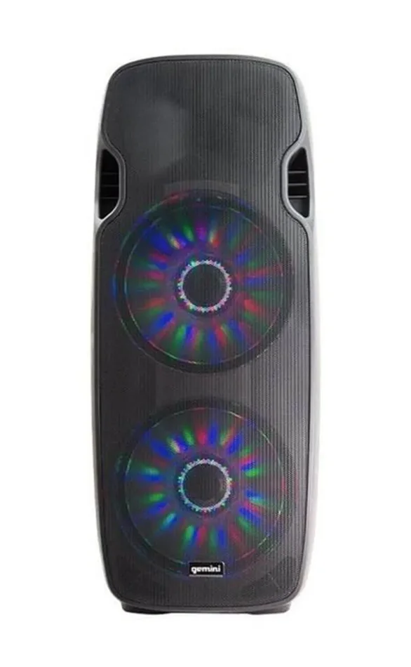 Gemini Sound AS-215BLU-LT, Multi-Led Bluetooth Loudspeaker