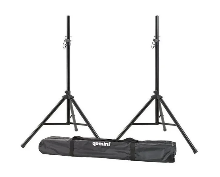Gemini Sound ST-Pack, 2-Tripod Speaker Stands with Carry Bag