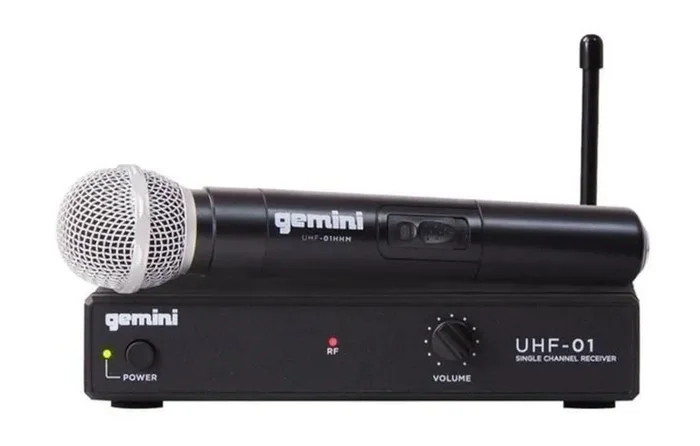 Gemini Sound UHF-01M-F1 Wireless Microphone System – Frequency: F1 517.6