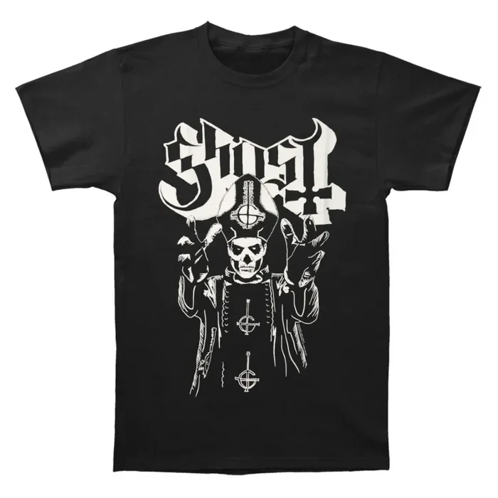 Ghost: Papa Wrath Shirt – Black