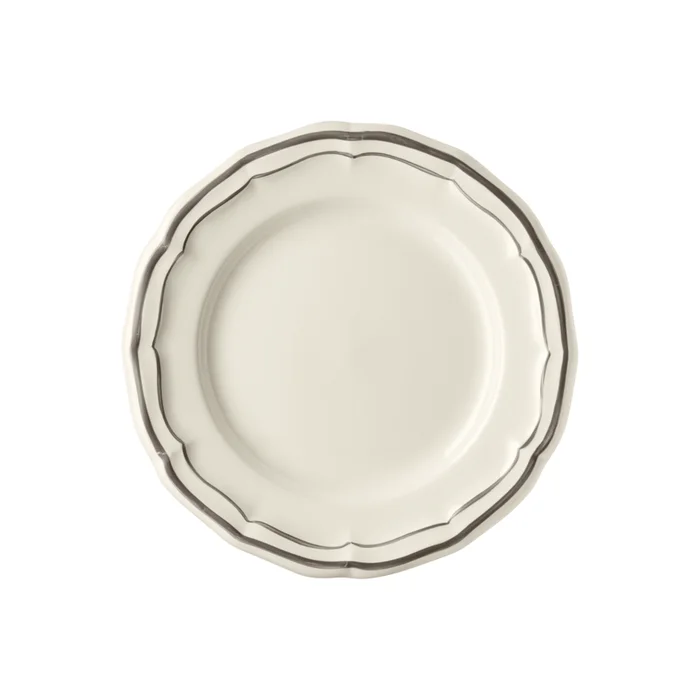Gien Filet Taupe Canape Plate