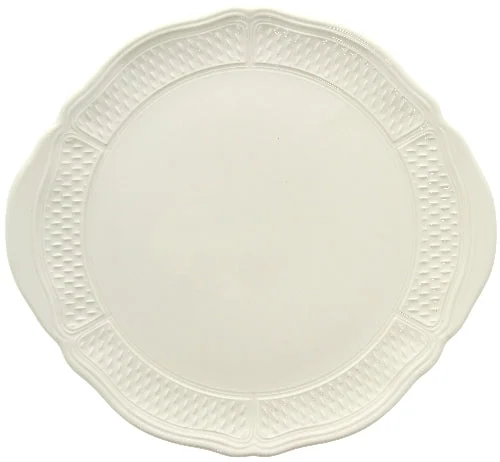 Gien Pont Aux Choux White Cake Platter