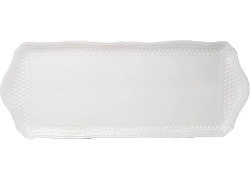 Gien Pont Aux Choux White Oblong Serving Tray