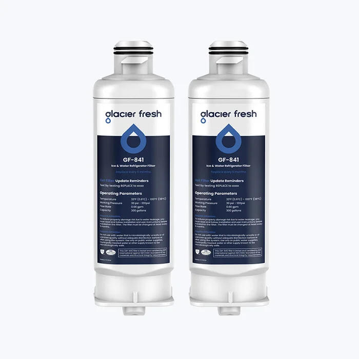 Glacier Fresh Replacement for DA97-17376B, HAF-QIN Samsung Refrigerator Water Filter, 2-Pack