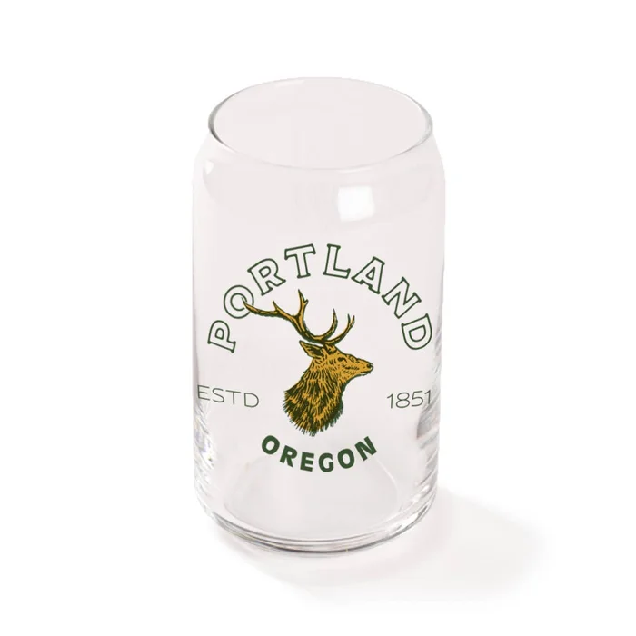 Glass – Vintage Stag (Beer Can Glass)