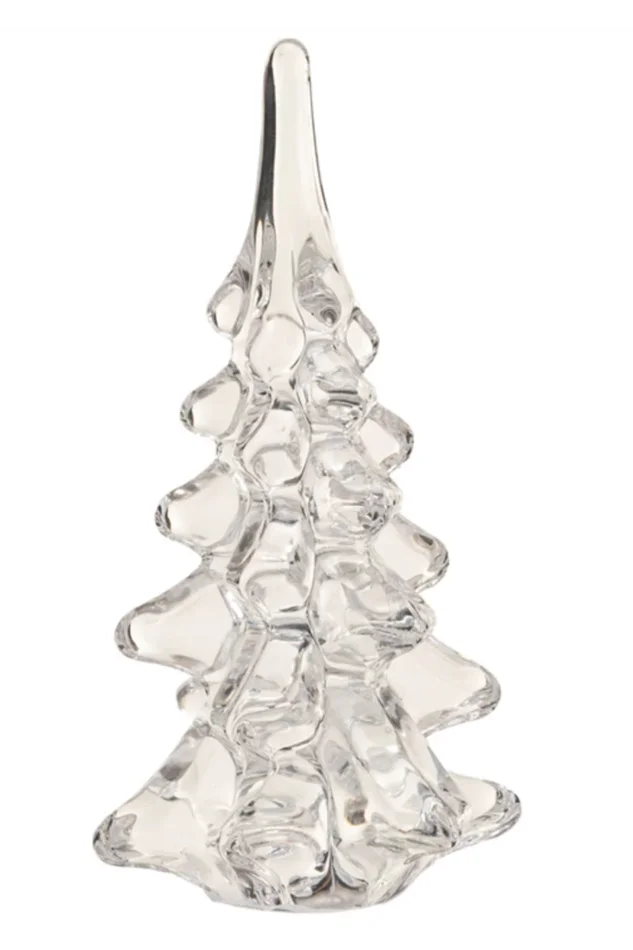 Glass Christmas Tree 8″H