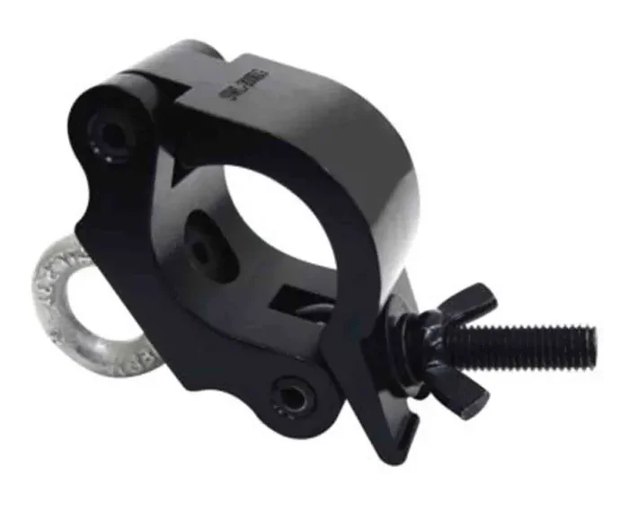 Global Truss Eye Clamp Black with Eyebolt