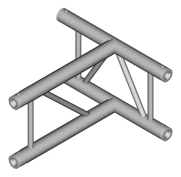 Global Truss IB-4068-V, Vertical Three Way T-Junction for F32 I-Beam Truss System – 1.64 ft