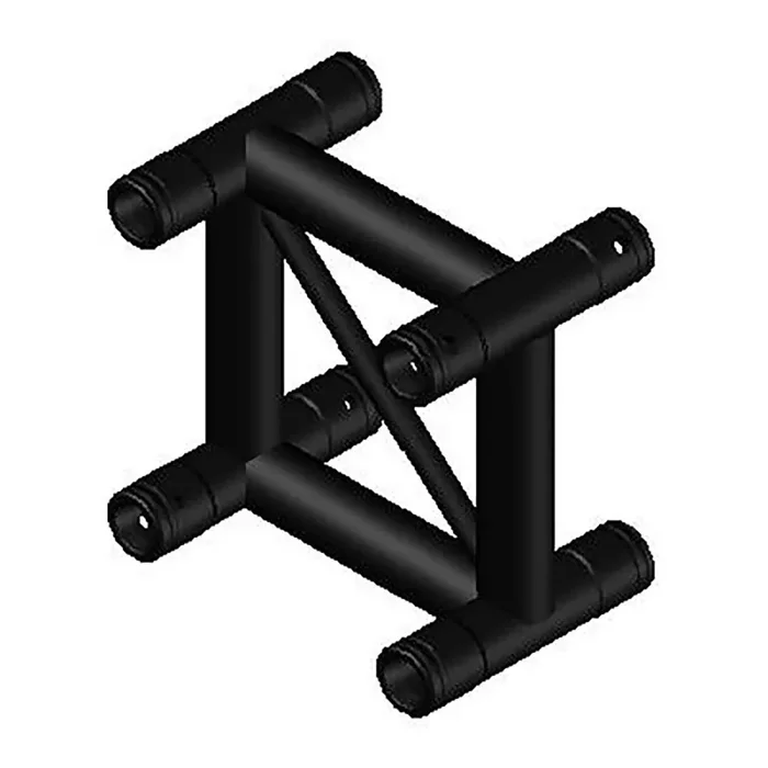 Global Truss SQ-2920P-BLK, 200mm Heavy Duty Truss Spacer – Black