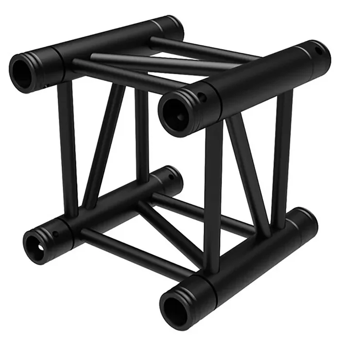 Global Truss SQ-4109-29 BLK/MTE, Straight Square Segment for F34 Square Truss – Black