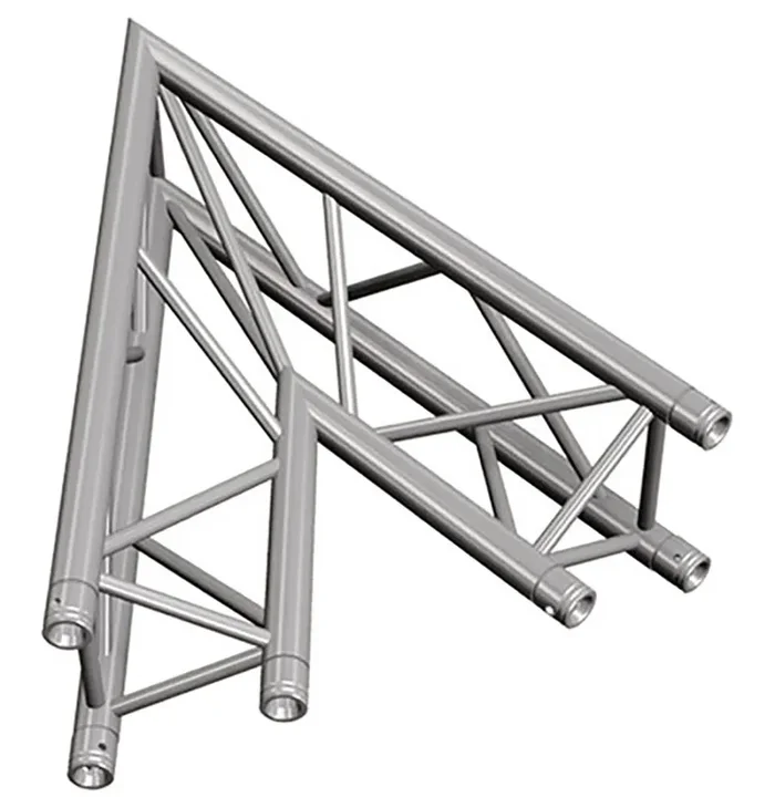 Global Truss TR-4086-O, Two Way 45 Degree Apex Out Corner for F33 Triangular Truss System – 3.28 FT