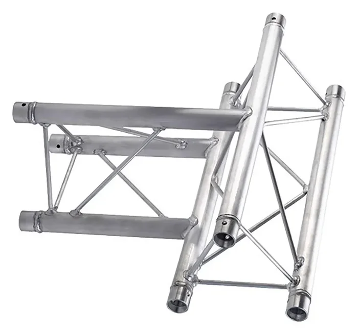 Global Truss TR-96119-36, Three Way Horizontal T-Junction Apex Up Or Down for F23 Triangle Truss – 1.64 FT