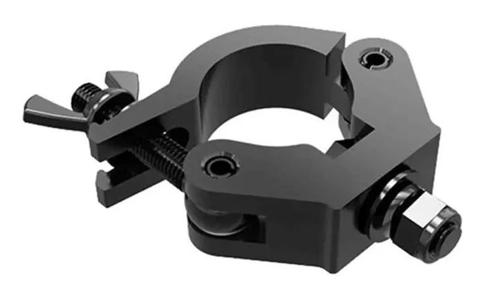 Global Truss X-PRO CLAMP/SLM12 BLK Extra Heavy-Duty M12 Slim Clamp for 50mm Tubing – Black