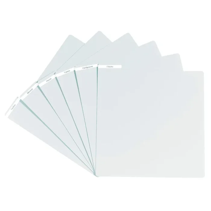 Glorious Vinyl Divider for Labeling and Stickers – White