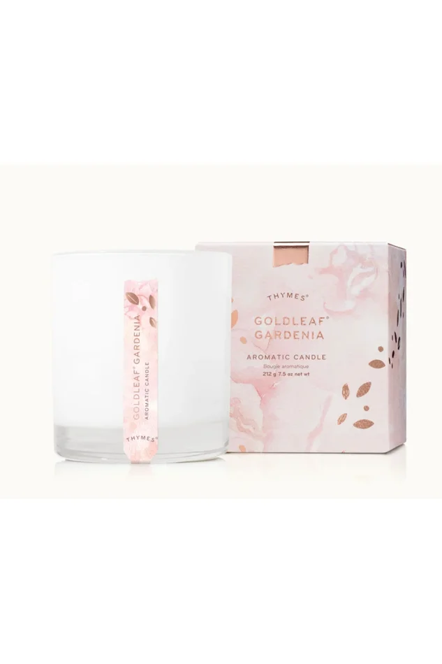 GOLDLEAF GARDENIA AROMATIC CANDLE
